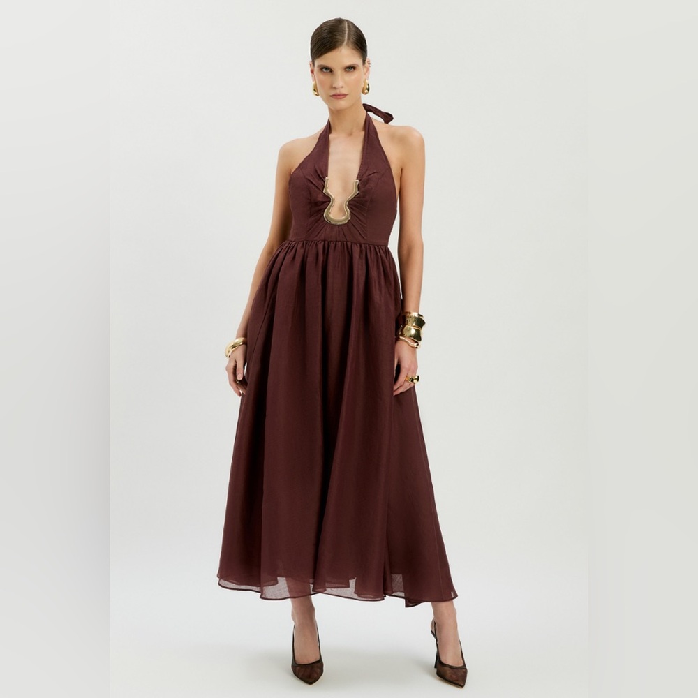 Bardot Halter Dress